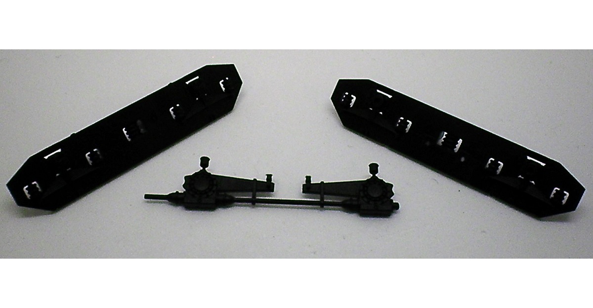 Railcar OO Bogie Frame Set LH/RH, Driveshaft - DCC Supplies Ltd